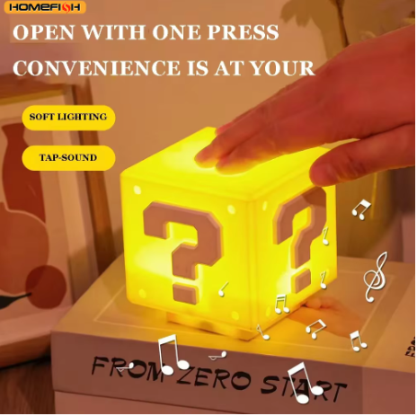 Lámpara de mesa con luz de noche