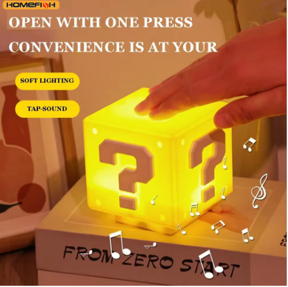 Lámpara de mesa con luz de noche